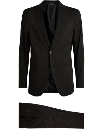 Giorgio Armani Wool Two-piece Suit - Black