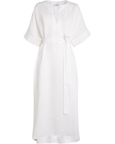 Eres Linen Bibi Kaftan Dress - White