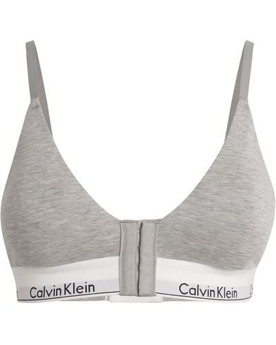 Calvin Klein Modern Cotton Recovery Bra - Grey
