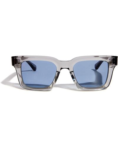 Matsuda Tinted Square Sunglasses - Blue