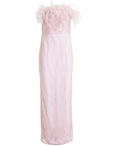 16Arlington Exclusive Embellished Samare Gown - Pink