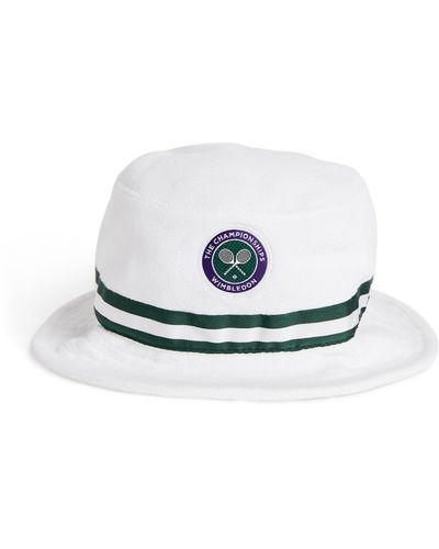 RLX Ralph Lauren X Wimbledon Logo Bucket Hat - White