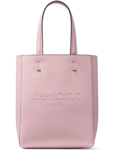 Jimmy Choo Small Leather Lennie Tote Bag - Pink