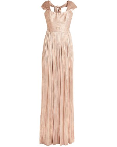 Maria Lucia Hohan Pleated Sabrina Gown - Pink