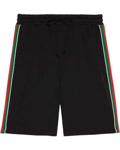Gucci Gg Jacquard Shorts - Black