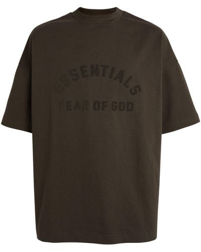 Fear of God ESSENTIALS Cotton Logo T-shirt - Green