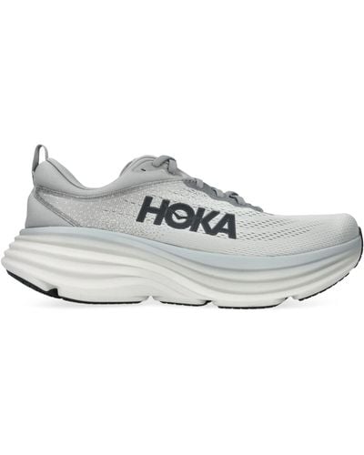Hoka One One Bondi 8 Running Trainers - White