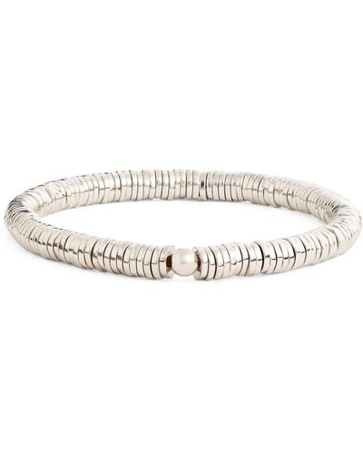 Tateossian Rhodium-plated Sterling Silver Bracelet - Natural