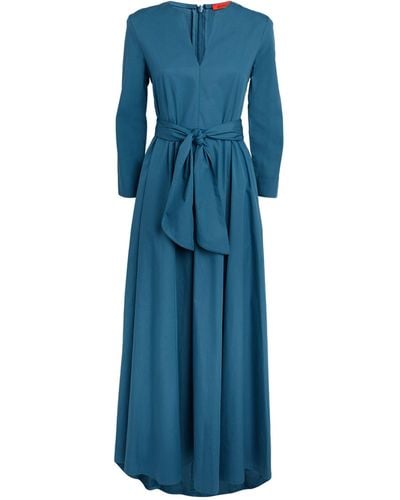 MAX&Co. Cotton Maxi Dress - Blue