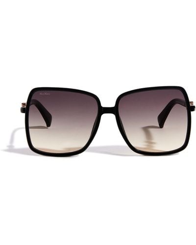 Max Mara Oversized Emme Sunglasses - Brown