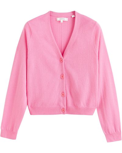 Chinti & Parker Wool-cashmere Basics Cardigan - Pink