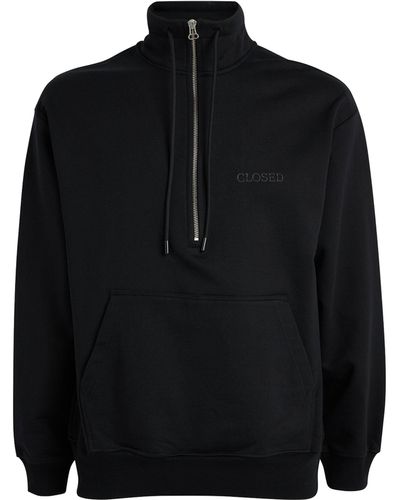 Closed Organic Cotton Zip-up Sweatshirt - Black