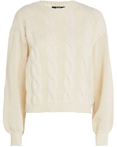 PAIGE Cable-knit Osanne Sweater - White
