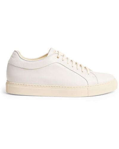 Paul Smith Leather Basso Trainers - Natural