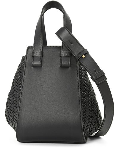 Loewe Leather Hammock Top-handle Bag - Black