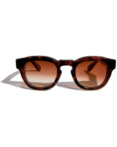 Matsuda Round Sunglasses - Brown