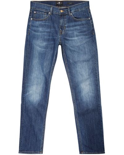 7 For All Mankind Slimmy Airweft Slim Jeans - Blue