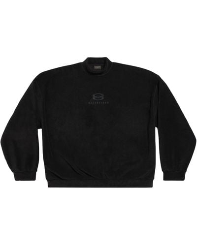Balenciaga Crew-neck Sweater - Black
