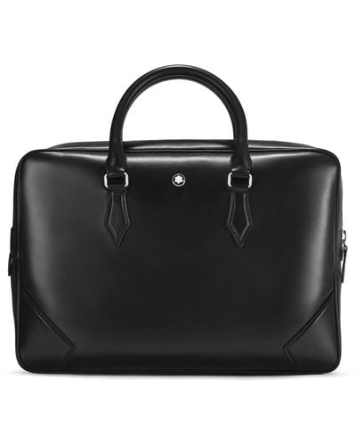 Montblanc Leather Meisterstück Briefcase - Black