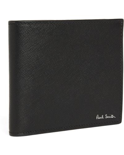 Paul Smith Leather Balloon Bifold Wallet - Black