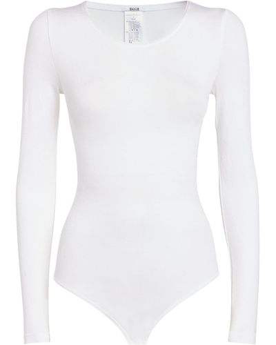 Wolford Cotton-blend Berlin Bodysuit - White