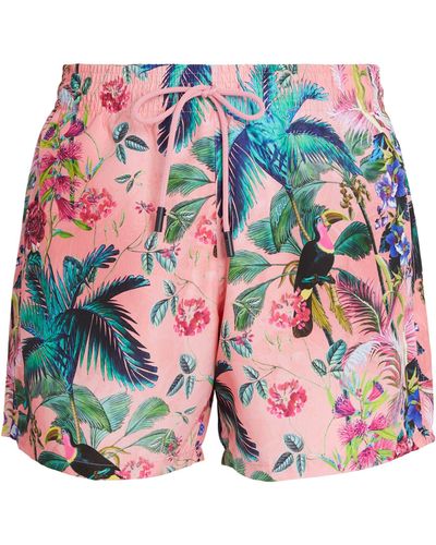 Etro Tropical Print Swim Shorts - Multicolour