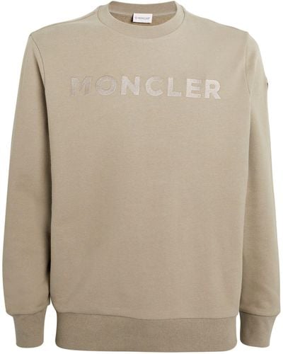 Moncler Logo Sweatshirt - Natural