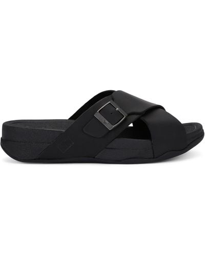 Fitflop Surfer Buckle Sandals - Black