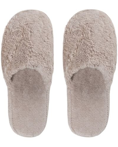 Graccioza Egyptian Cotton Egoist Slippers - Natural