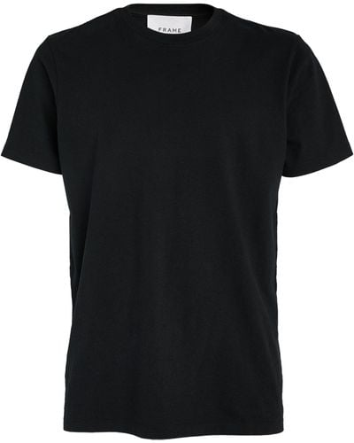 FRAME Cotton T-shirt - Black