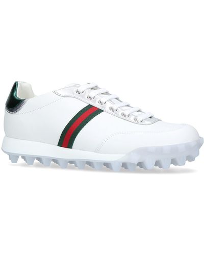 Gucci New Ace Football Sneakers - White