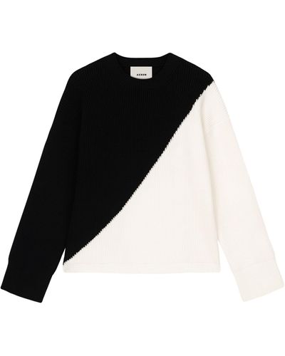 Aeron Two-tone Sonique Sweater - Black