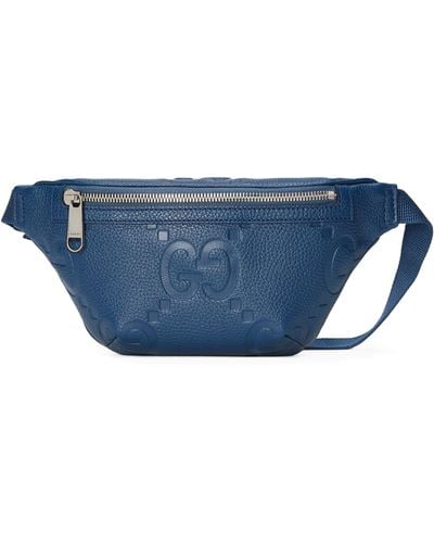 Gucci Jumbo Gg Belt Bag - Blue