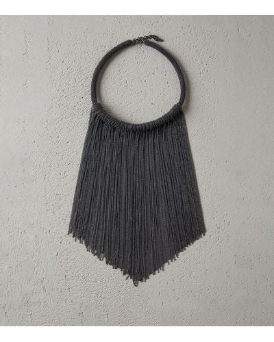 Brunello Cucinelli Monili-beaded Tassel Necklace - Black