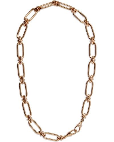Annoushka Yellow Gold Knuckle Heavy Link Chain Necklace - Metallic