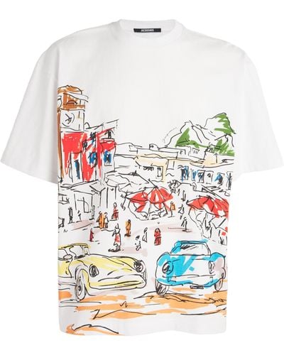 Jacquemus Cotton Graphic T-shirt - White