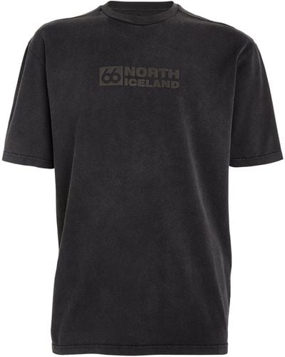 66 North Classic Logo Borgir T-shirt - Black