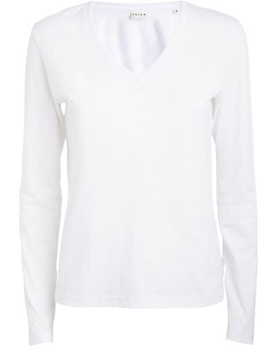 FALKE Long-sleeved T-shirt - White