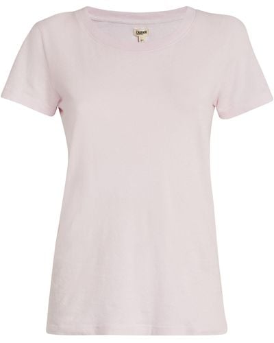 L'Agence Cotton Cory T-shirt - Pink
