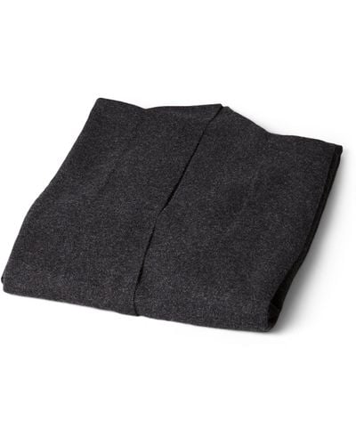 Oyuna Cashmere Legere Robe (medium) - Black