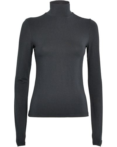 Rag & Bone Roll-neck Luca T-shirt - Blue