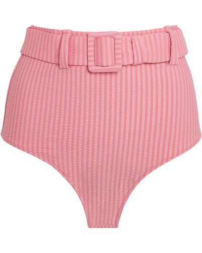 Evarae Striped Elena Bikini Bottoms - Pink