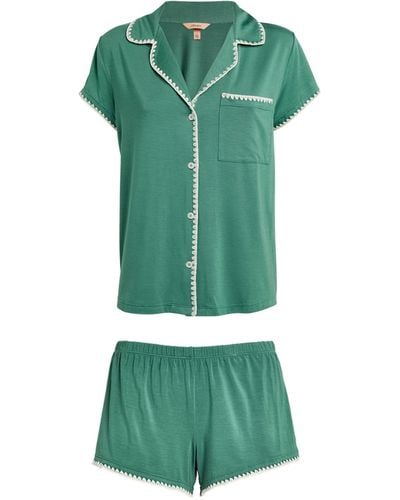 Eberjey Frida Pajama Set - Green
