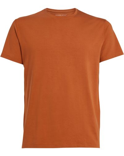 Derek Rose Basel Lounge T-shirt - Orange