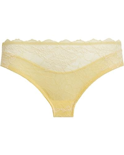 Wacoal Lace Perfection Briefs - Yellow