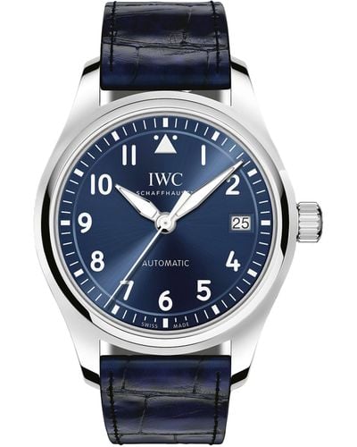 IWC Schaffhausen Stainless Steel Pilot's Automatic Watch 36mm - Blue