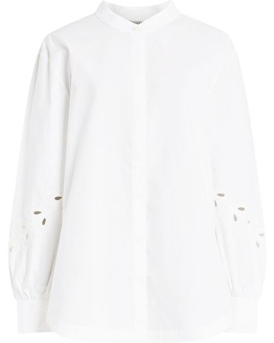 AllSaints Cotton Marcie Val Shirt - White