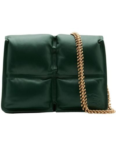 Burberry Quilted Snip Cross-body Bag - Green