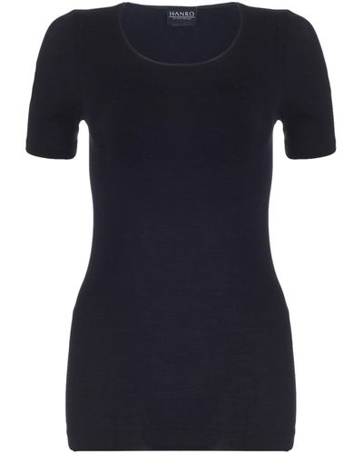 Hanro Cotton Seamless T-shirt - Black