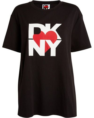 DKNY Oversized Logo T-shirt - Black